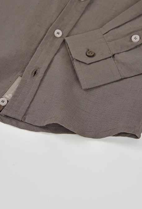 Camisa nen lli marró