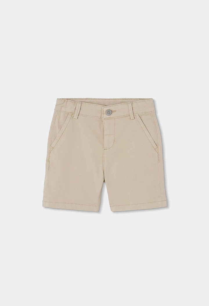 Beige Bermudashorts