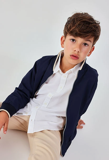 Cazadora niño reversible