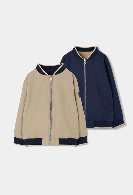 Cazadora niño reversible