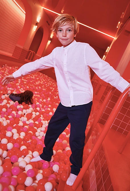 Pantalón niño azul marino