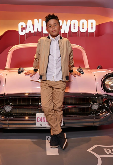 Pantalone bambino beige