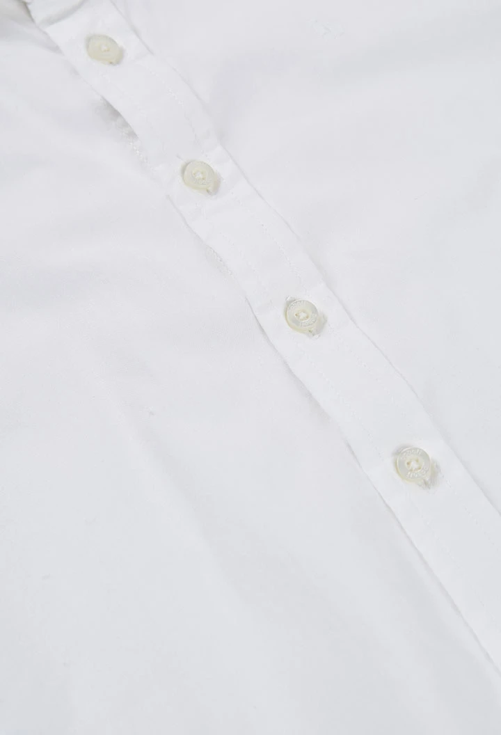 Chemise oxford garçon blanche