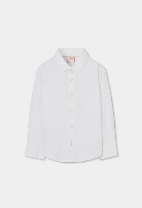 Camisa oxford nen blanca