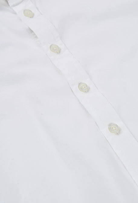 Chemise oxford garçon blanche
