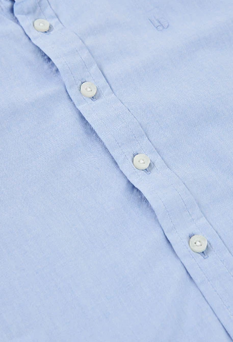 Camisa oxford niño algodón azul celeste