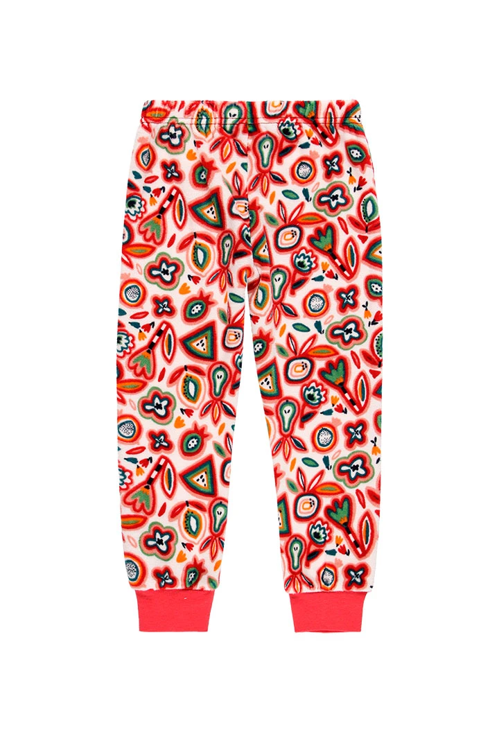 Pijama terciopelo de niña - orgánico