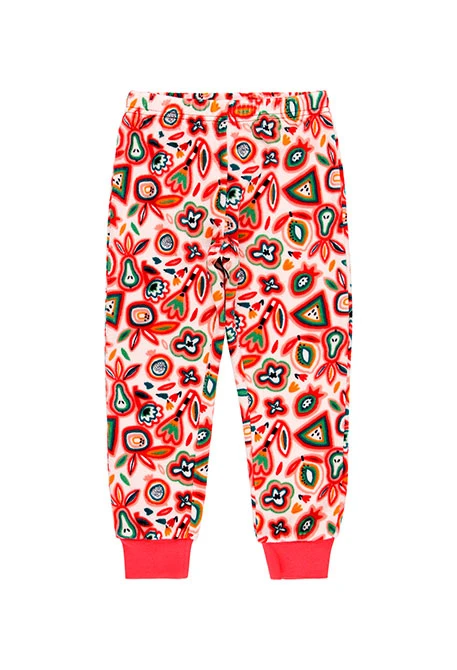 Schlafanzug velour für mädchen - organic