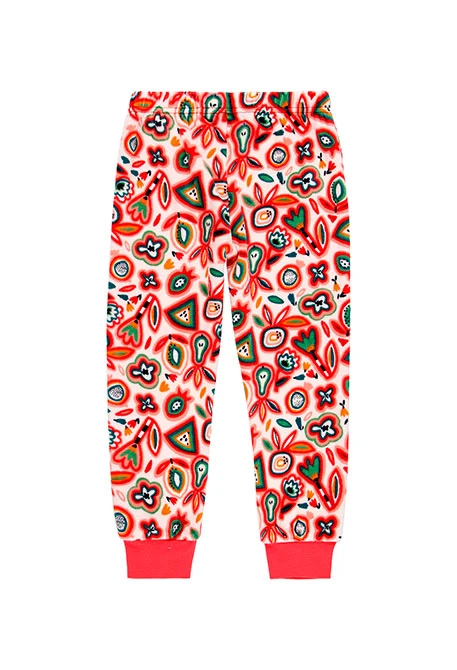 Schlafanzug velour für mädchen - organic