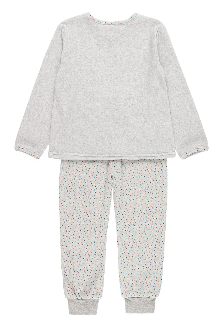 Pyjama en velours pour fille - organique