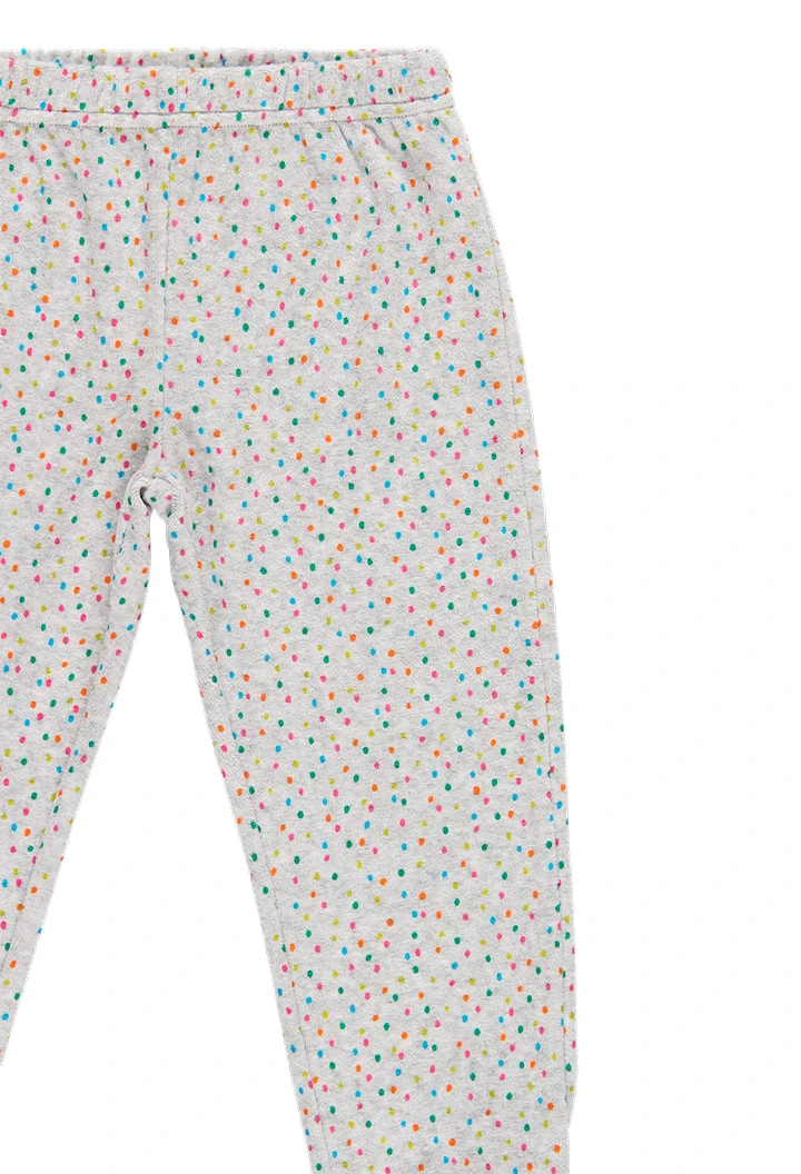 Velour pyjamas for girl - organic