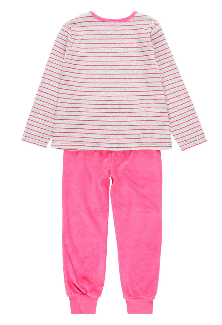 Pijama veludo para menina - orgânico
