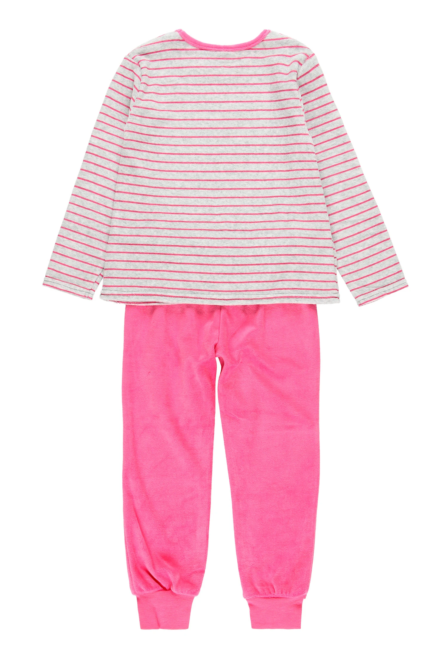 Velour pyjamas for girl organic