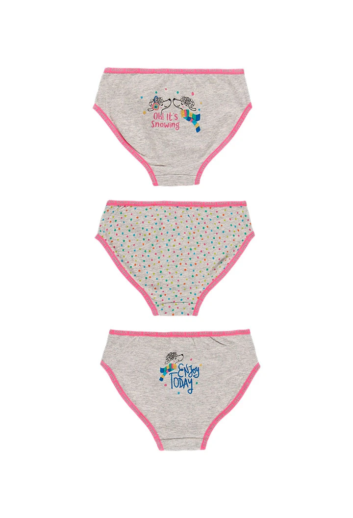 Pack 3 höschen für mädchen - organic