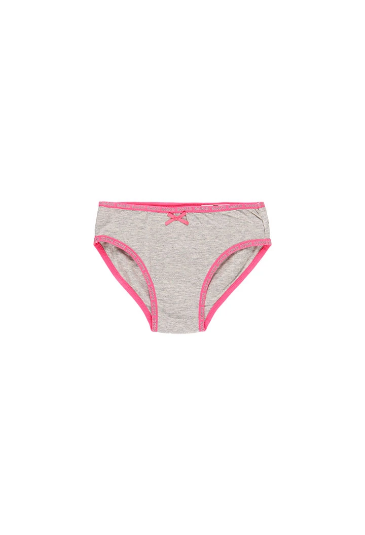 Pack 3 knickers for girl - organic