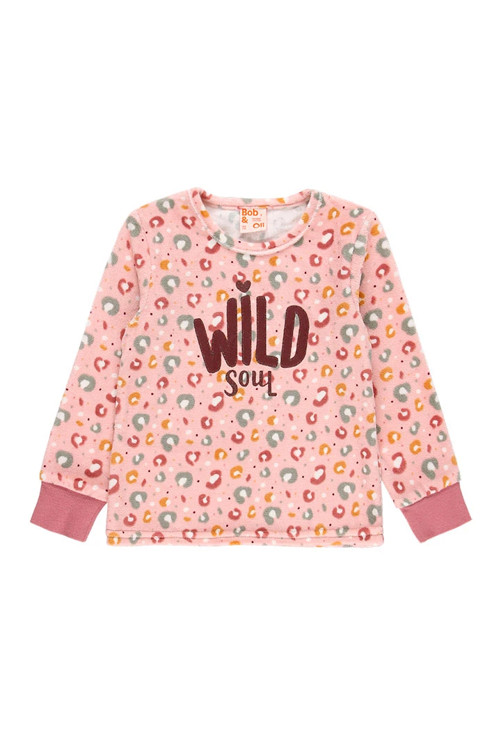 Pijama veludo para menina - orgânico