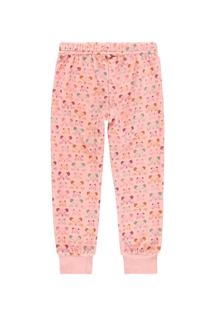 Pijama terciopelo de niña - orgánico