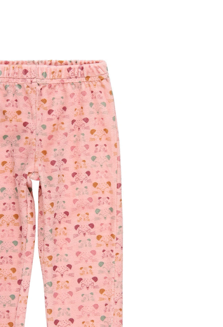 Pyjama en velours pour fille - organique
