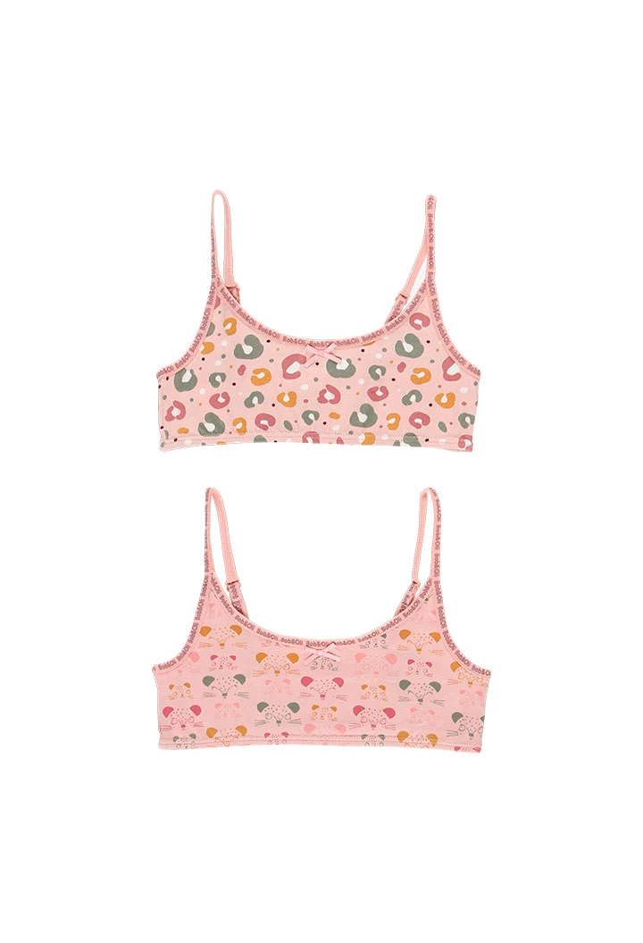 Pack 2 tops pour fille - organique
