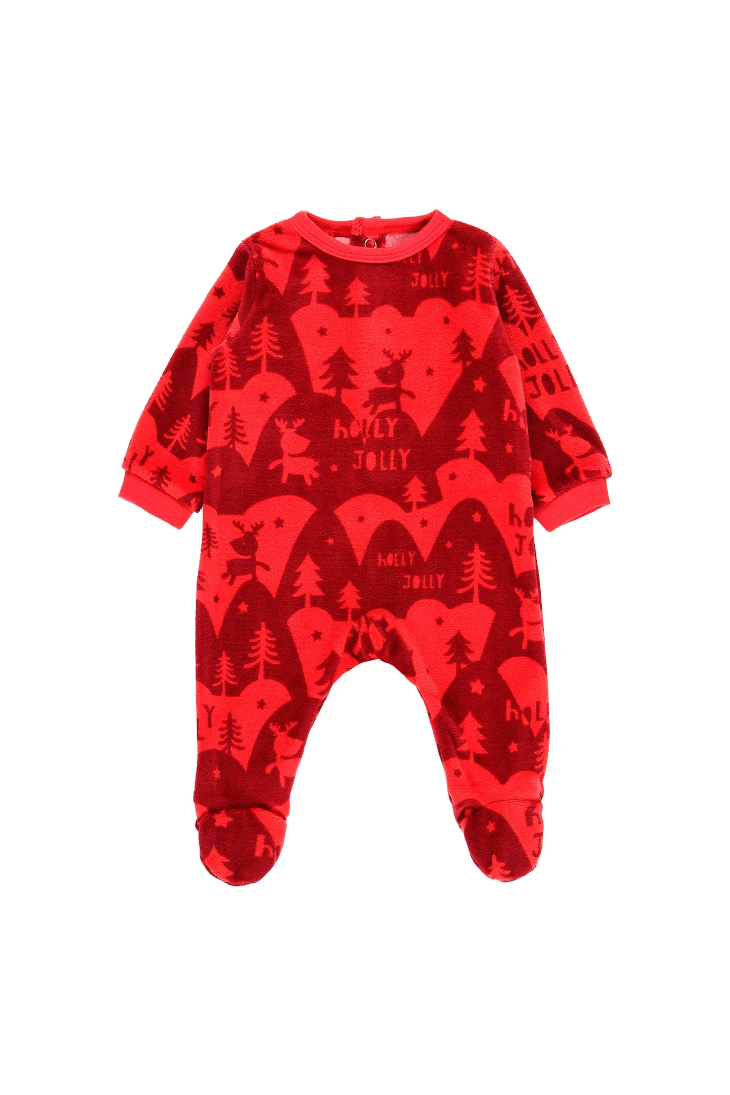 Velour play suit organic Velour BABY