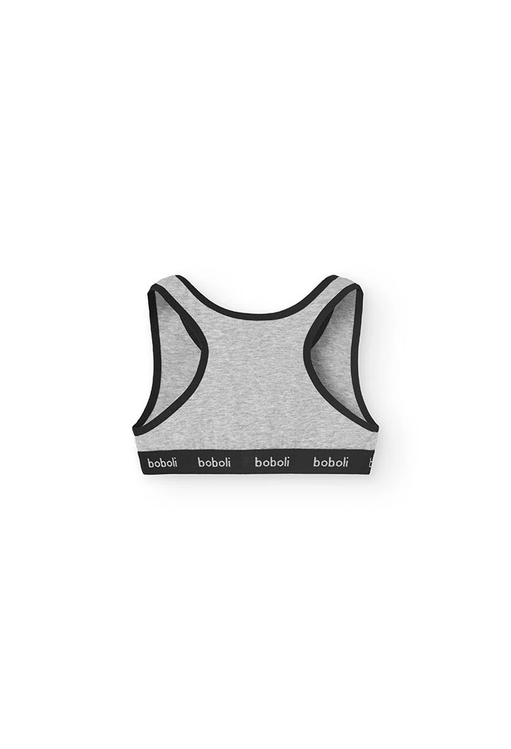 Pack 2 girl's tops in gray