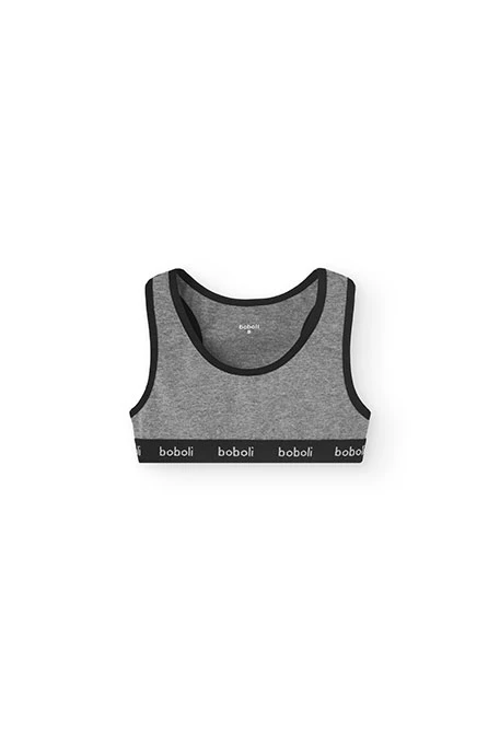 Pack 2 girl's tops in gray