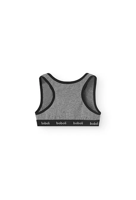 Pack 2 girl's tops in gray