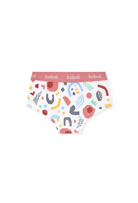 Pack de braguitas de punto para niña con estampado