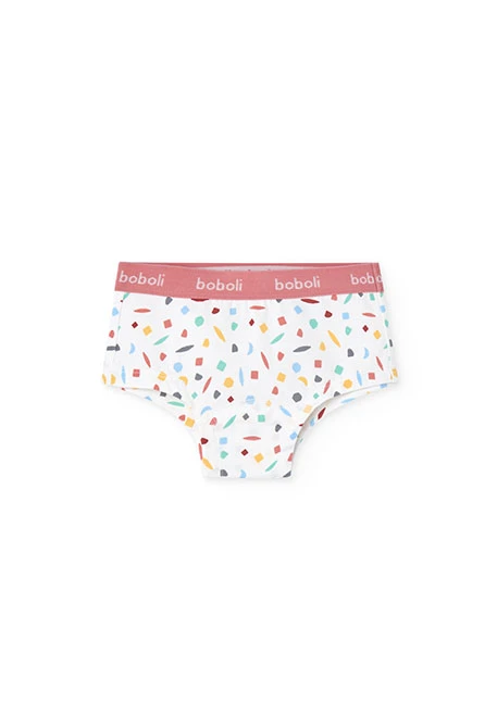 Pack de braguitas de punto para niña con estampado