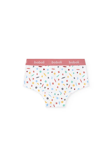Pack de braguitas de punto para niña con estampado