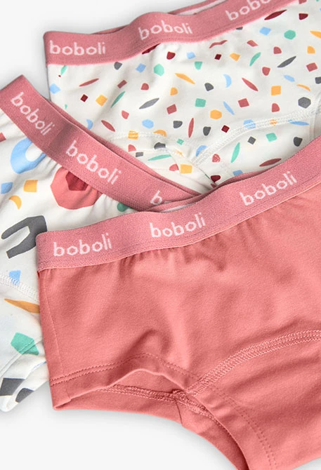 Pack de braguitas de punto para niña con estampado