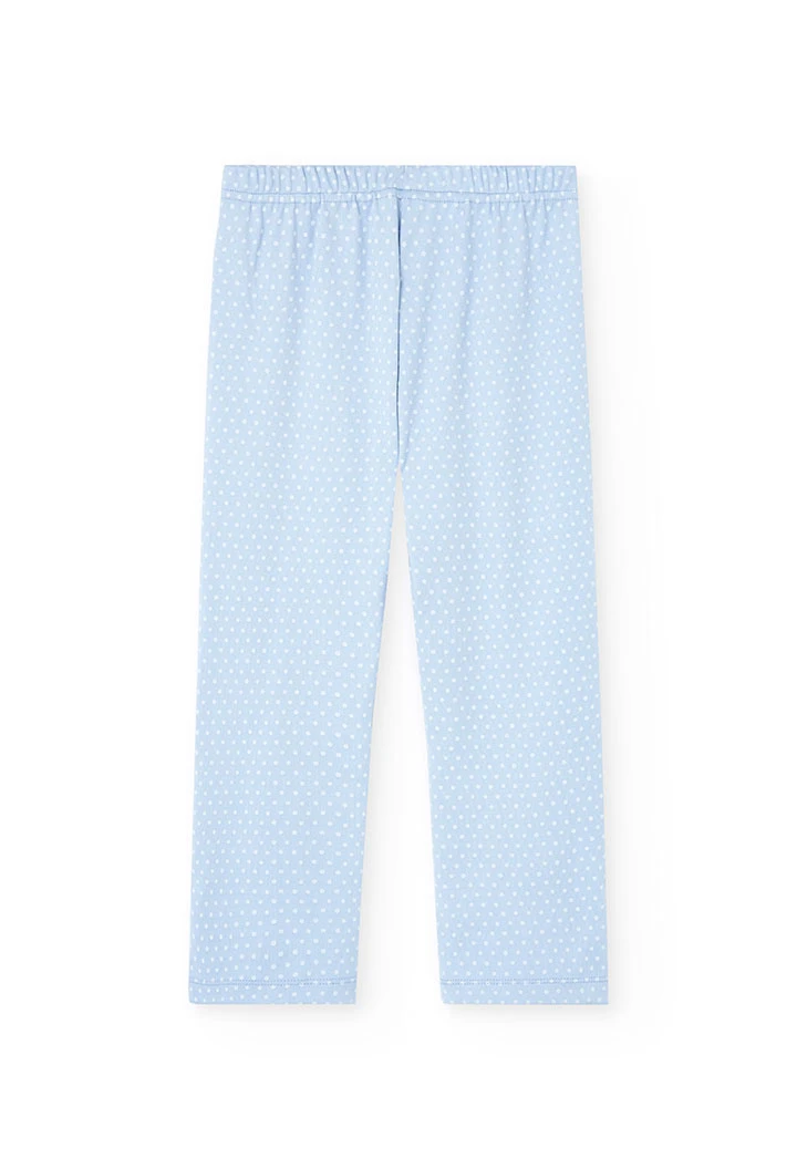 Blue velvet girl´s pyjamas