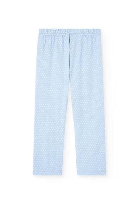 Blue velvet girl´s pyjamas