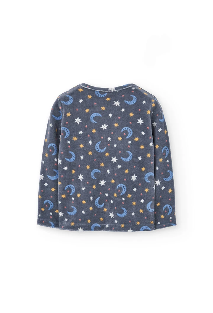 Velvet stars and moons girl´s pyjamas