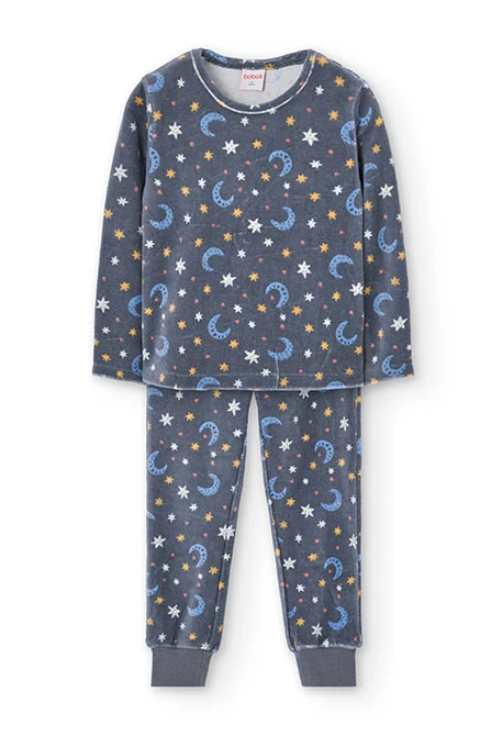 Velvet stars and moons girl´s pyjamas