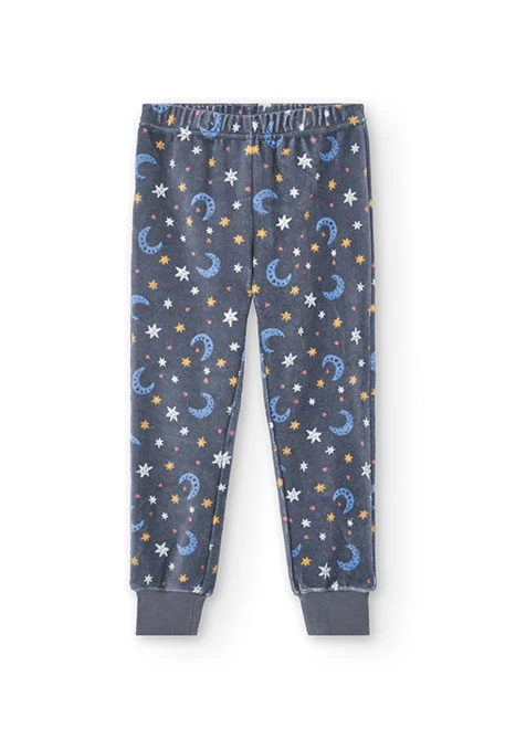 Velvet stars and moons girl´s pyjamas