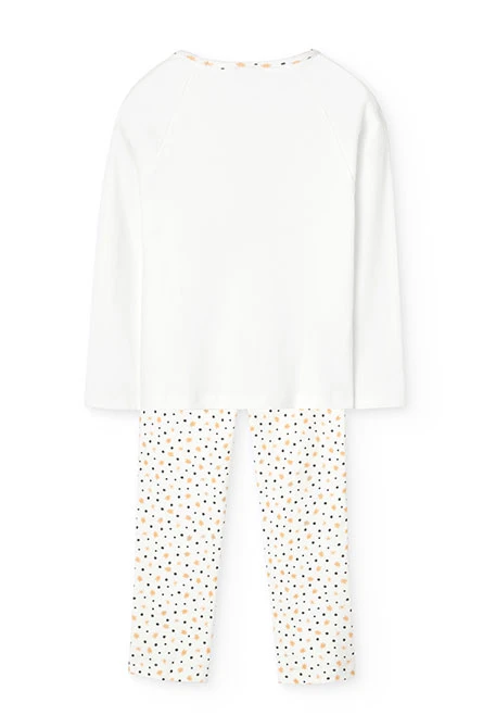 Pijama niña luna y estrellas