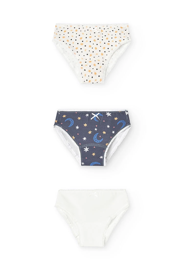 Conjunto de cuecas estampadas