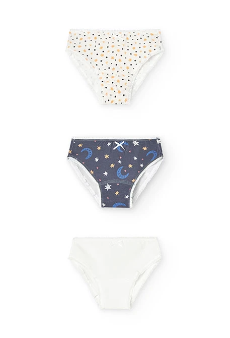 Pack of printed knickers