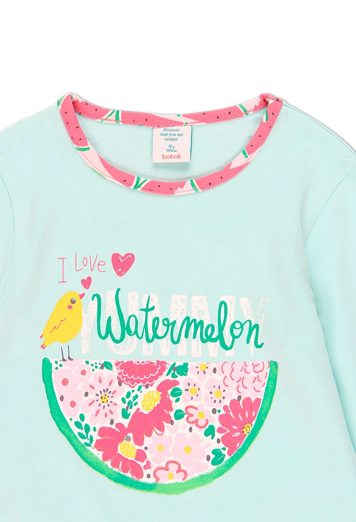 Pyjama en tricot pour fille