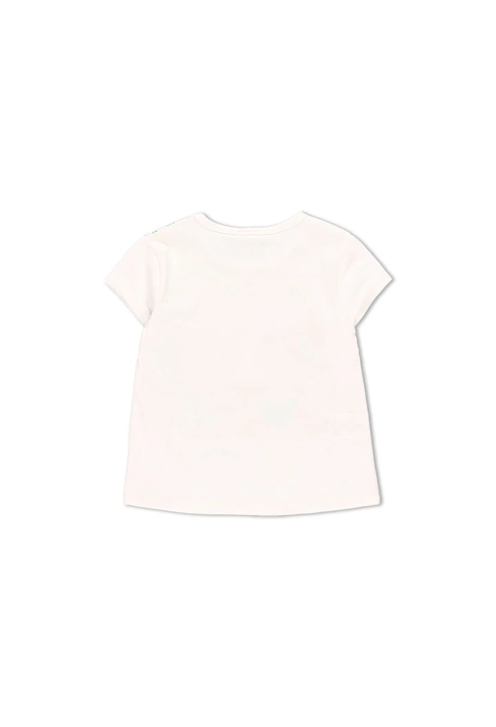 Pyjama en tricot a petits pois pour fille