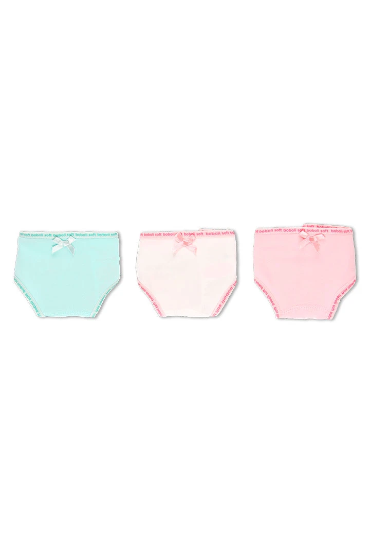 Pack de 3 culottes fruits pour fille