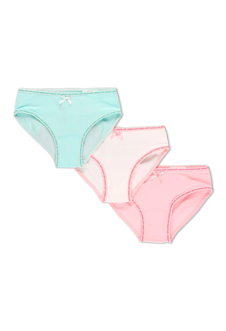 Pack de 3 culottes fruits pour fille