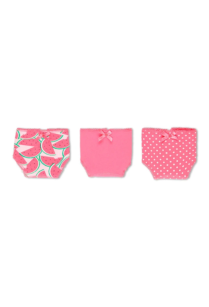 Pack de 3 culottes maille pour fille