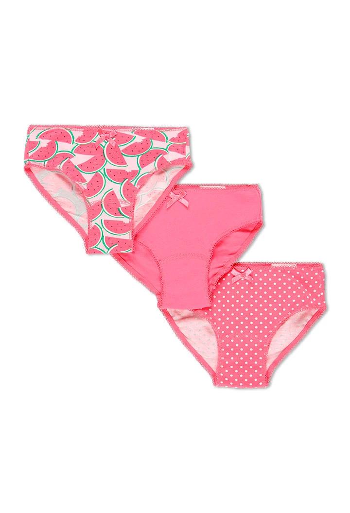 Pack de 3 culottes maille pour fille