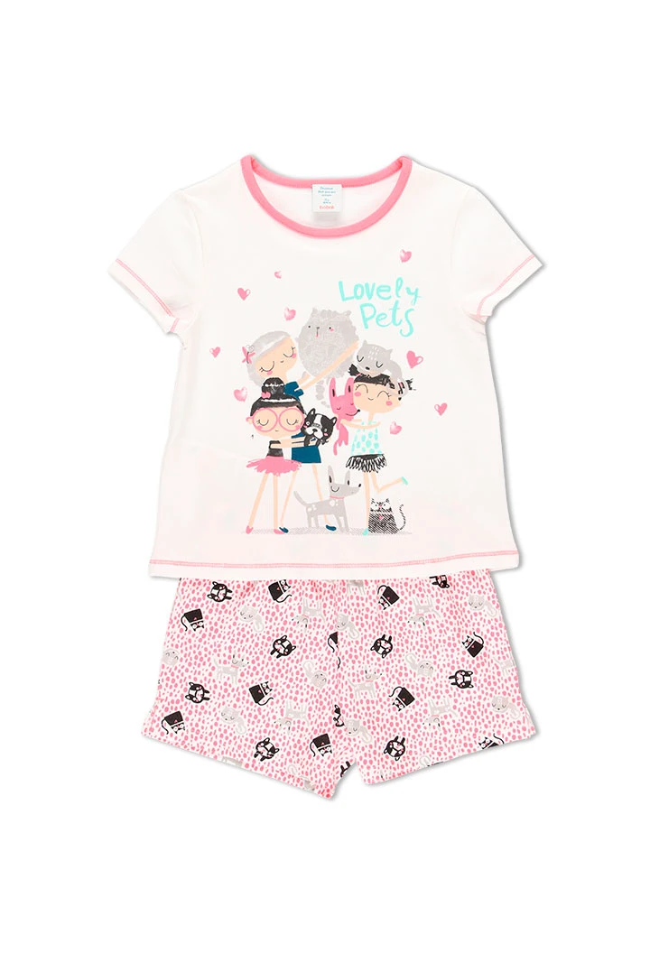 Pyjama en tricot pour fille