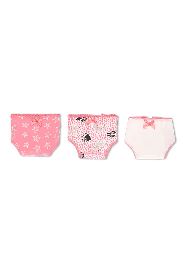 Pack de 3 culottes maille pour fille
