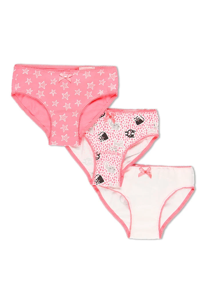 Pack de 3 culottes maille pour fille