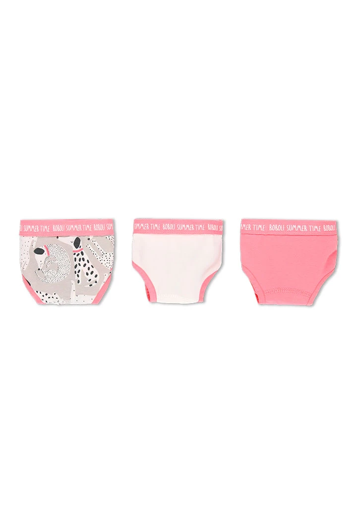 Pack de 3 culottes maille pour fille