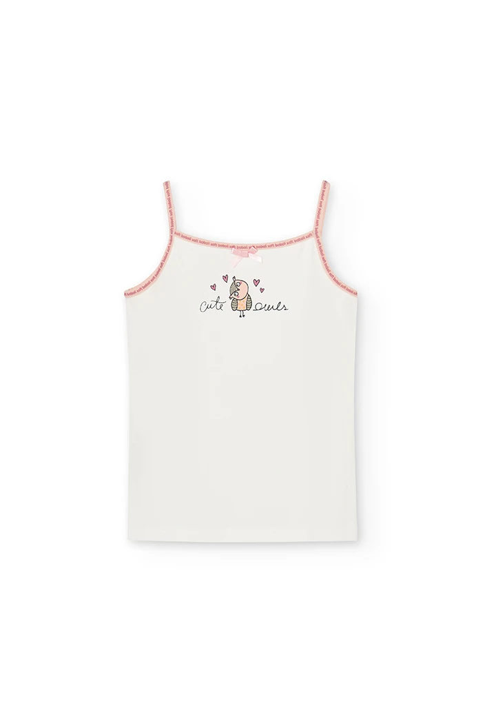 Pack de 2 t-Shirts à bretelles pour fille